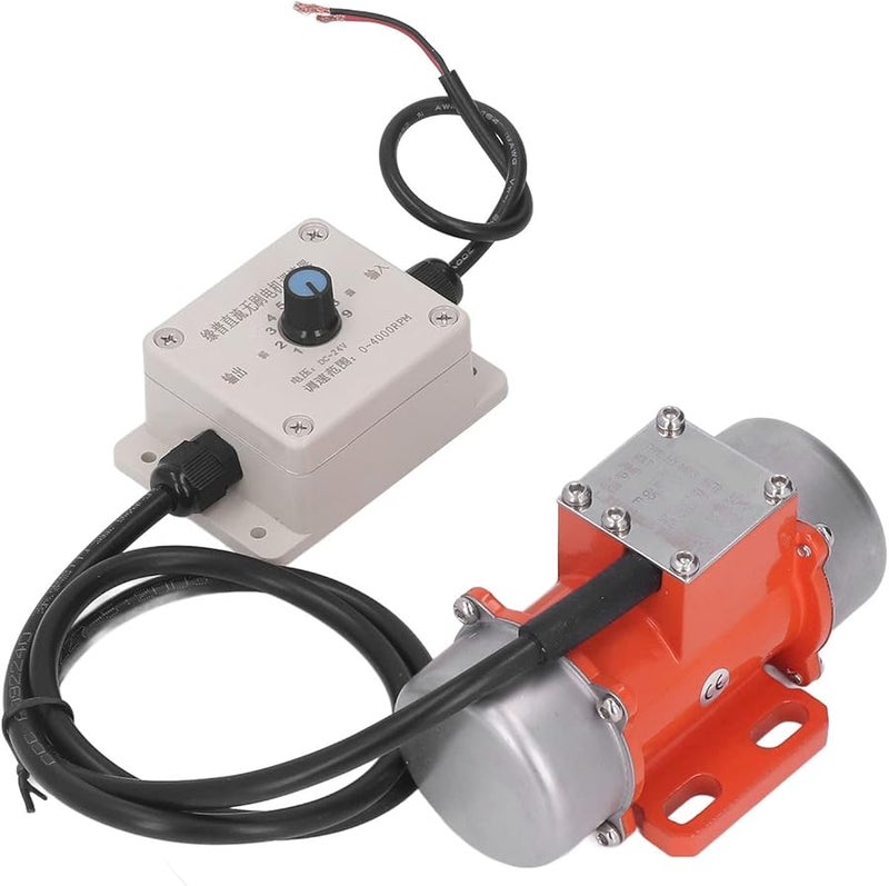 DC12V Electric Concrete Vibrator Motor 30W 4000RPM IP65 Waterproof with Speed Controller - Image 2