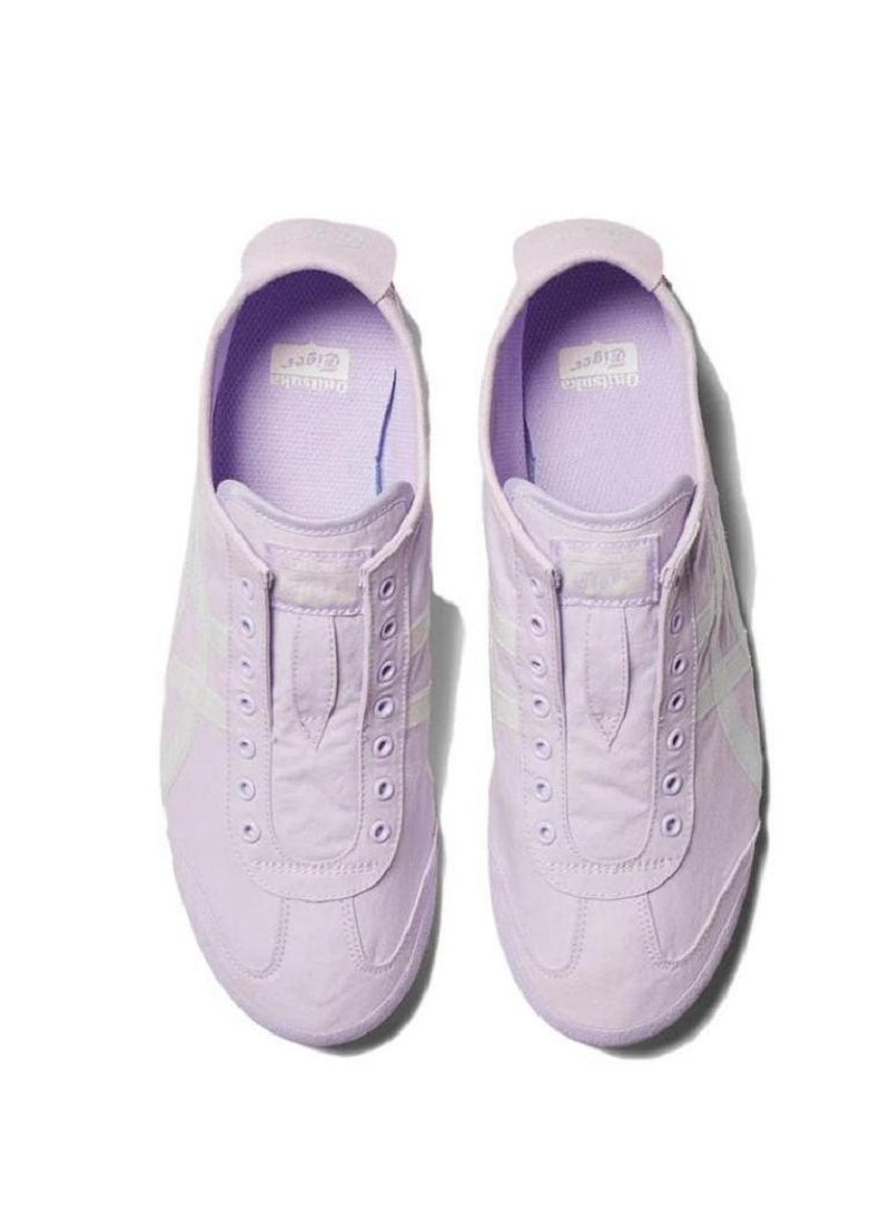 Onitsuka Tiger Men and Women MEXICO 66 Slip-On Canvas Casual Athlesiure Shoes Purple  - Image 3