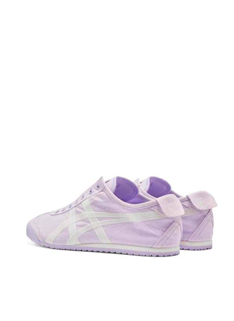 Onitsuka Tiger Men and Women MEXICO 66 Slip-On Canvas Casual Athlesiure Shoes Purple  - Image 4