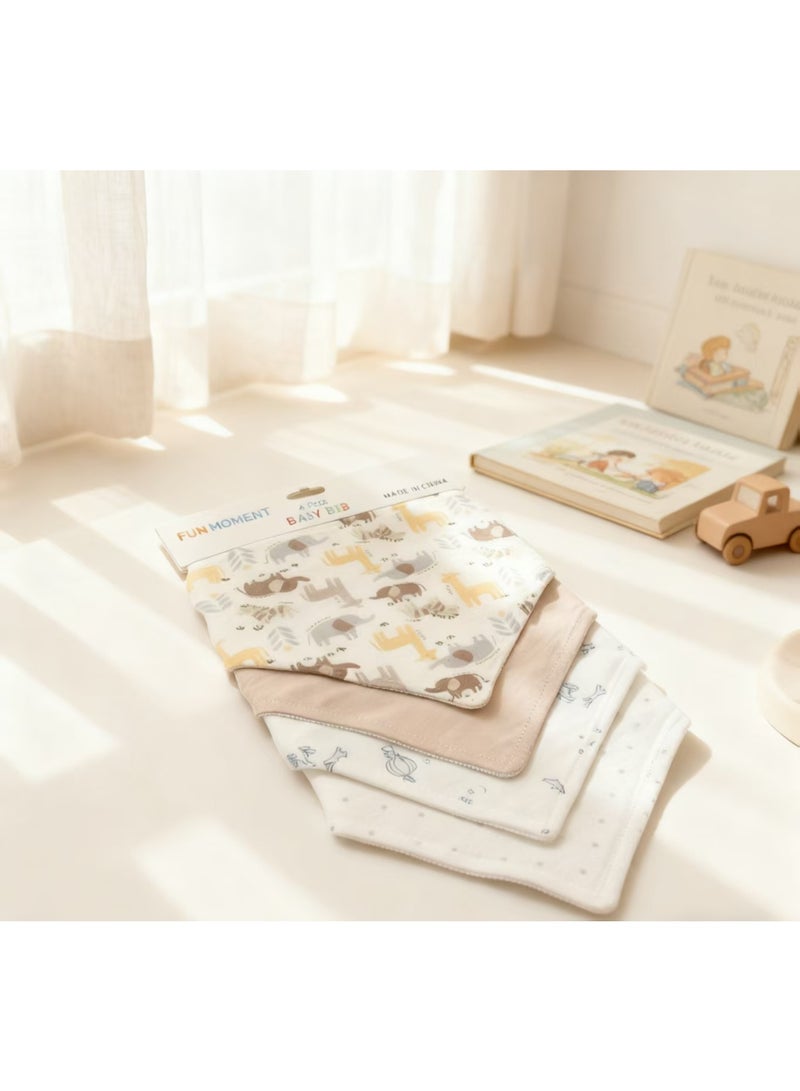 FUN MOMENT 4-Piece Baby Bib Set - Image 1
