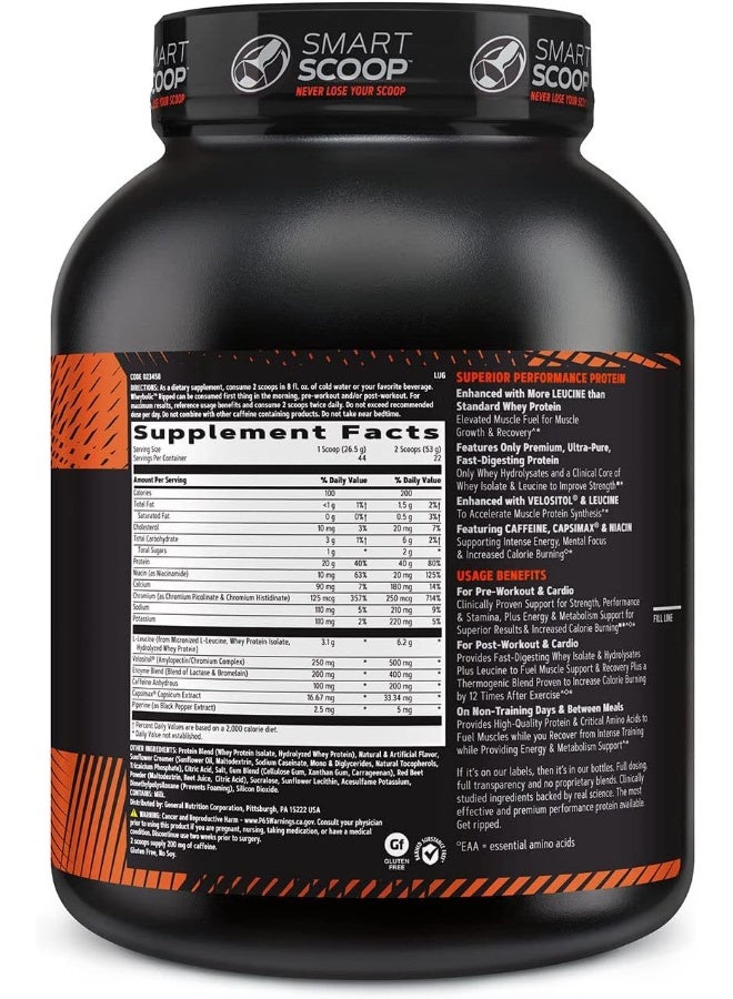 GNC AMP Wheybolic Ripped Strawberries And Cream  - Image 2