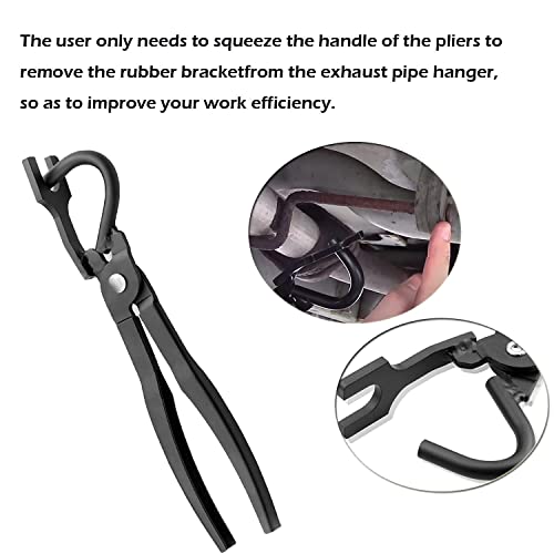 Kujunpao Exhaust Pliers Pipe Rubber Bracket Hanger Support Removal Tool - Image 2