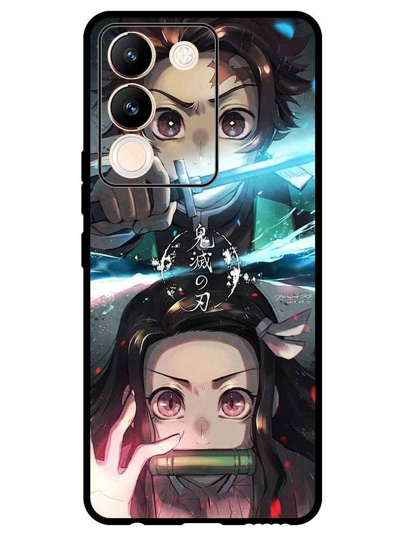 Theodor Protective Case Anti Scratch Shock Proof Bumper Cover For Vivo Y200 Animation Tanjiro - Image 1