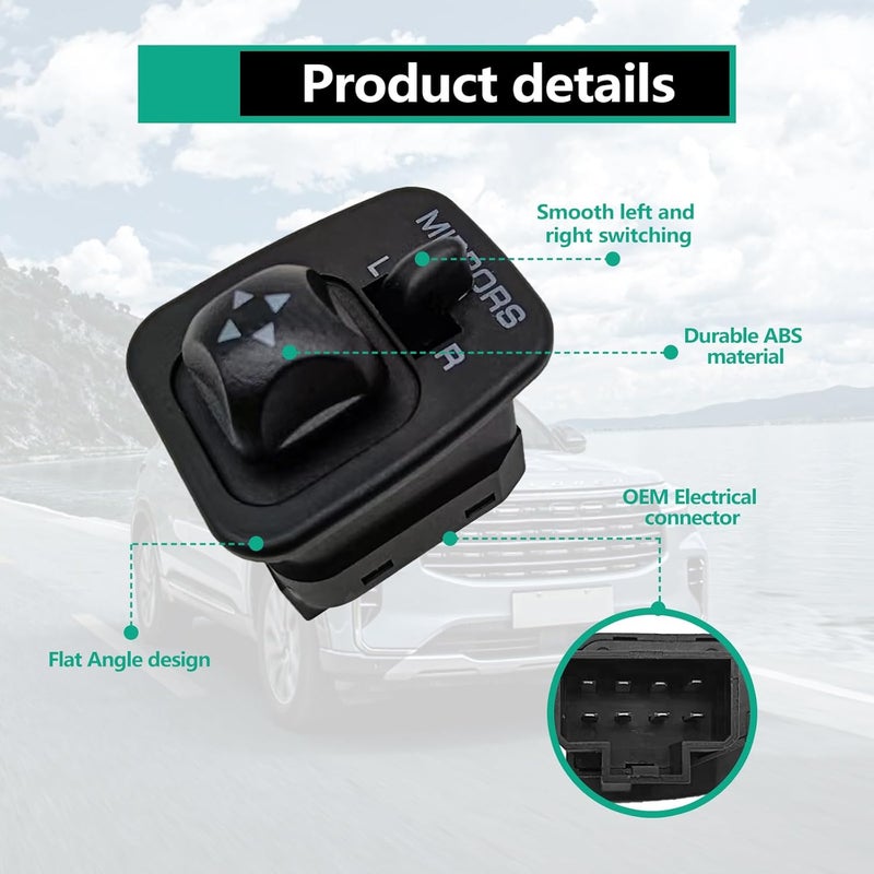 NOTISH Power Mirror Control Switch for Ford Vehicles - Image 3
