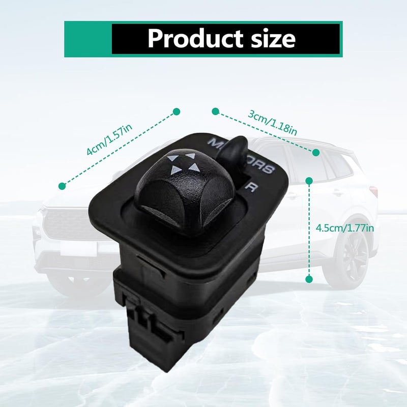 NOTISH Power Mirror Control Switch for Ford Vehicles - Image 2