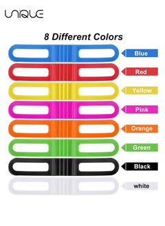 8 PCS Bike Silicone Band, Tie Ribbon Mount Holder Multicolor Cycling Flashlight Holder for Flashlights Cell Phones Speaker Lights Holder Bicycle Handlebar (14 * 2.2 * 1cm) - pzsku/Z2AADAE4CD1F83F3AD23EZ/45/_/1727163352/d71ee1a4-8662-4b6f-b158-b5eec12554fa