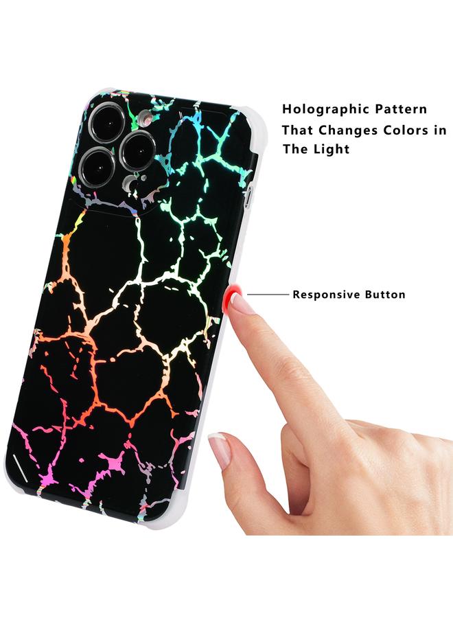 زبون جراب هاتف iPhone 11 Pro Max مصنوع من مادة TPU ذات لون رخامي ليزري - Image 2