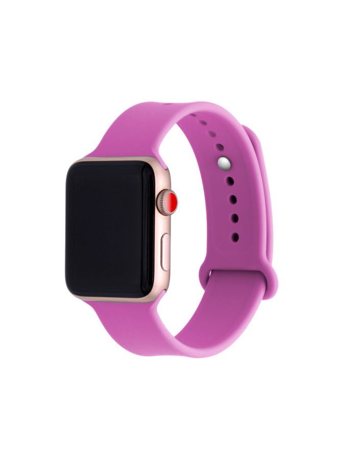 NIBEMINENT Replacement Band For Apple Watch 44mm Hot Pink - Image 2