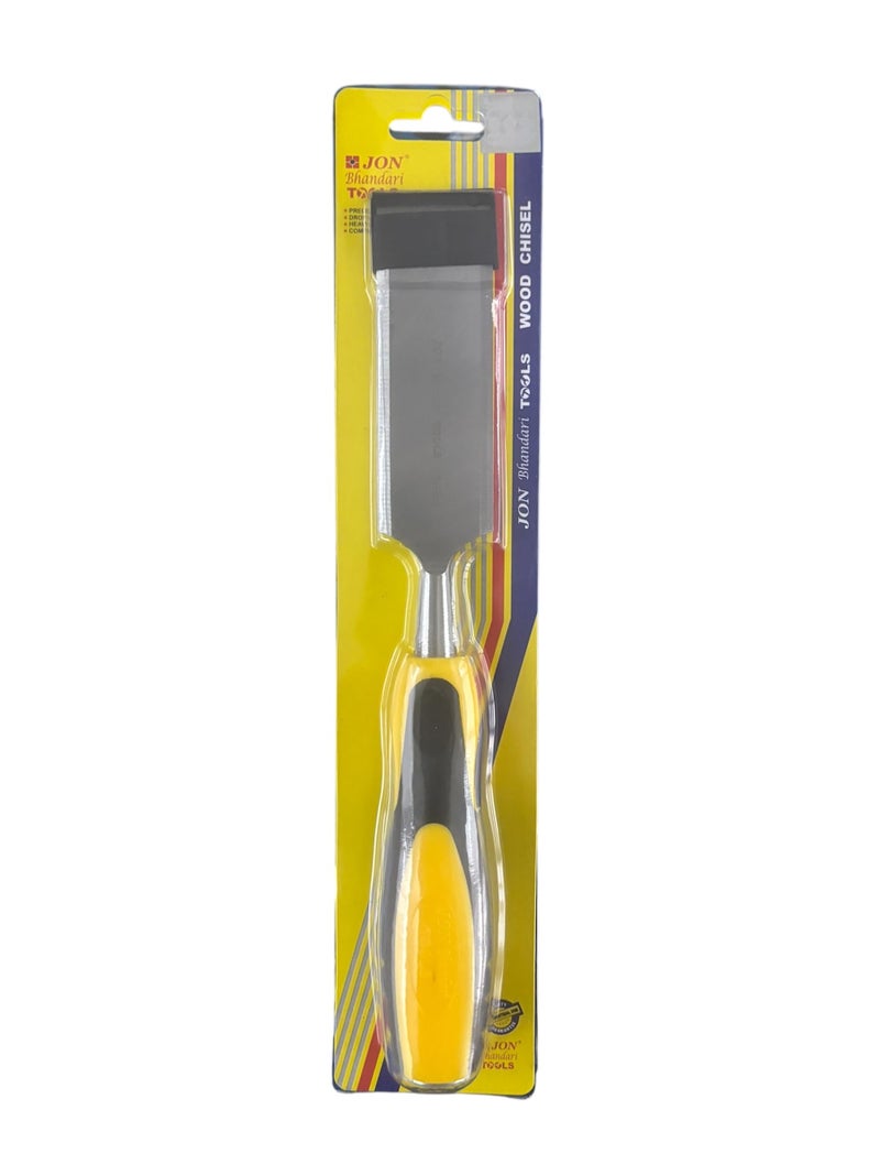 Jon Bhandari Tools 38mm (1-1/2”) Wood Chisel – Bevel Edge, Hardened Steel Blade with Soft Grip Handle – Professional Hand Tool for Woodworking, Carving & Shaping - Image 2