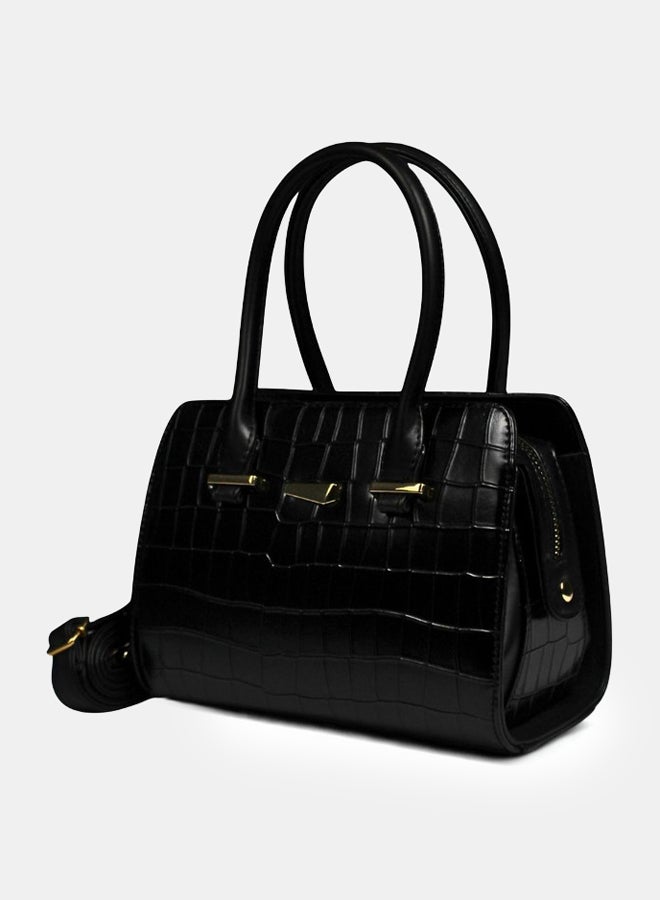 formal medium hand bag crocodile - Image 2