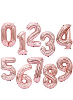 Brain Giggles Brain Giggles 40 Inch Rose Gold Number 2 Foil Balloon  - Image 2