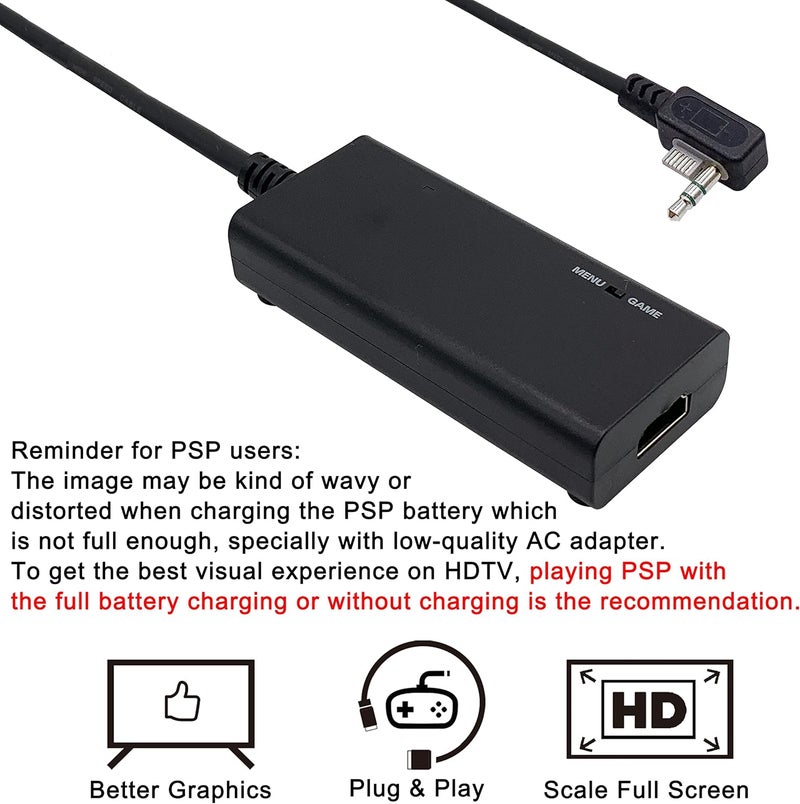 LEVELHIKE HDMI Cable for PSP 2000 & PSP 3000 Handheld Console - Image 3