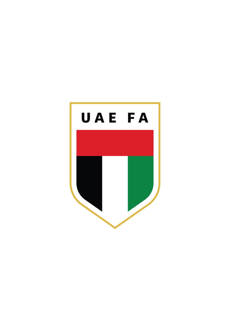 UAE FA Shield Logo Car Sticker, Football Association Emblem Decal for Vehicle Windows and Bumpers - Image 1