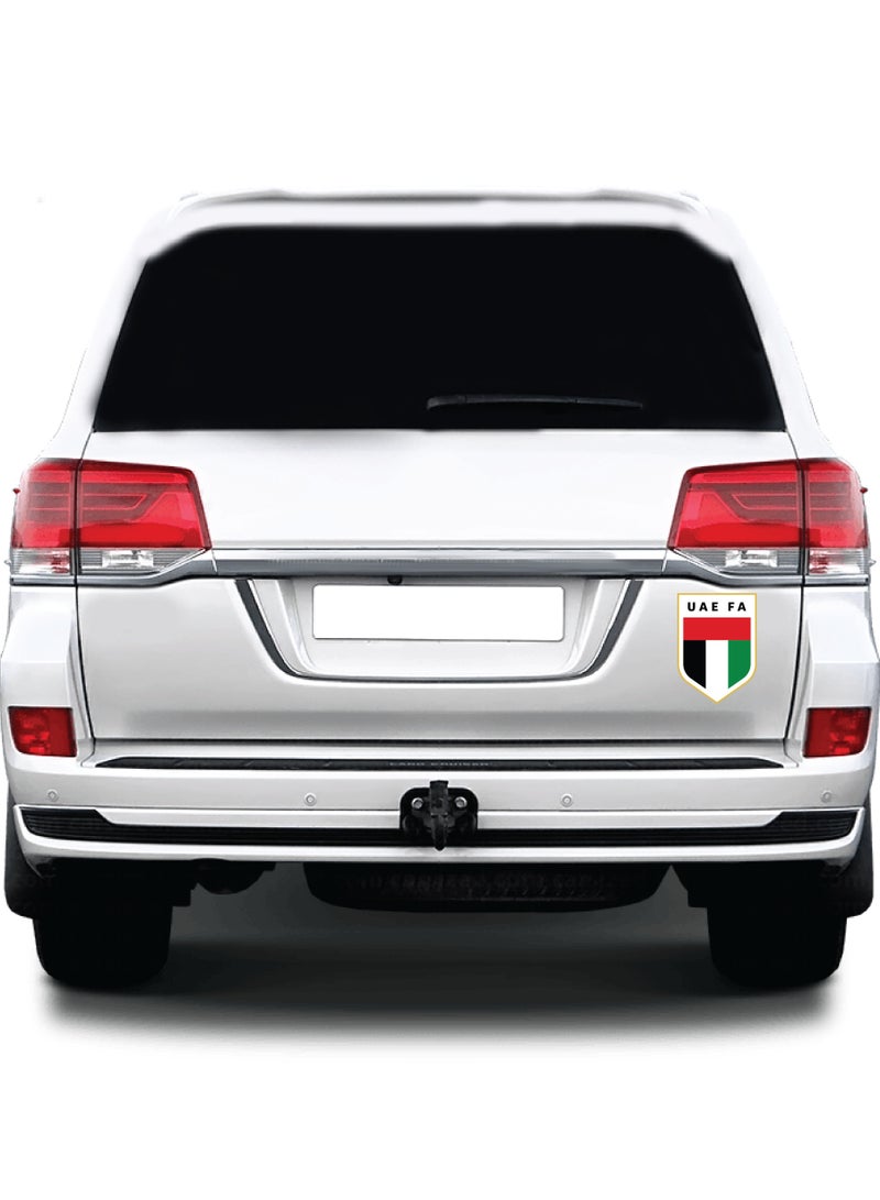 UAE FA Shield Logo Car Sticker, Football Association Emblem Decal for Vehicle Windows and Bumpers - Image 2