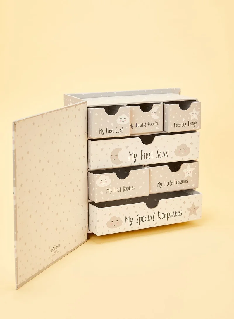 Sass & Belle Cloud Keepsake Box With Drawer