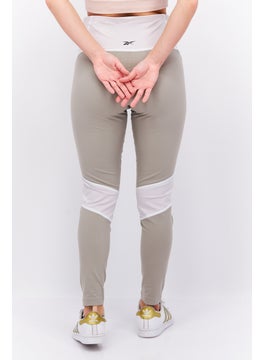 Reebok Women Sportswear Fit Training Leggings, Grey  - Image 2