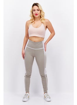 Reebok Women Sportswear Fit Training Leggings, Grey  - Image 3