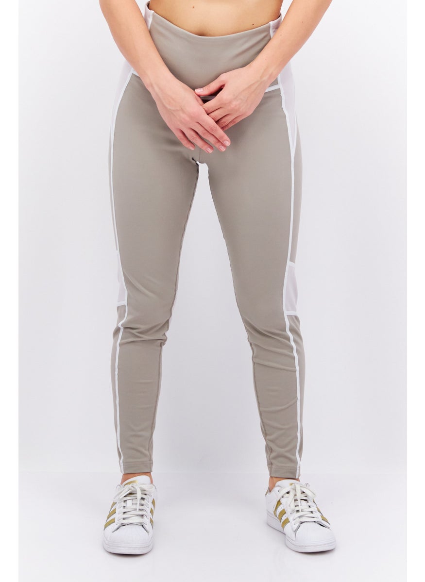 Reebok Women Sportswear Fit Training Leggings, Grey  - Image 1