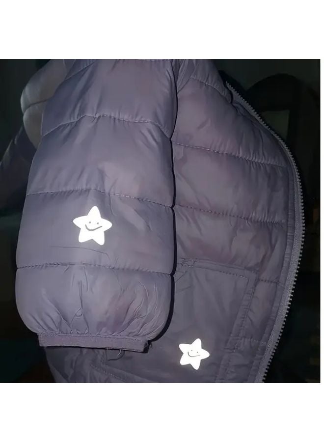 Colorful Reflective Glitter Star Stickers Roll DIY Heat Transfer Film Durable Plastic - Image 5