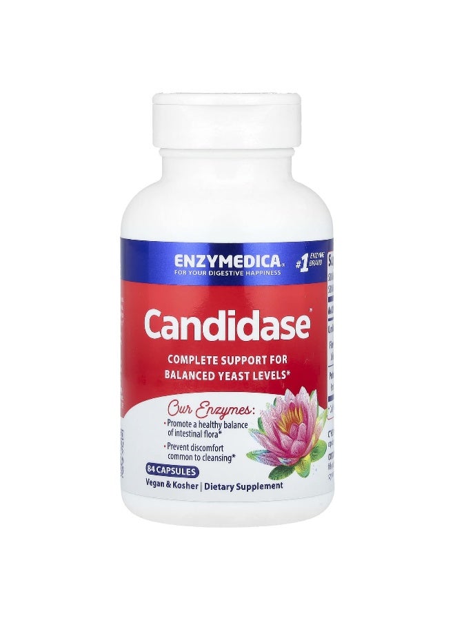 Enzymedica, Candidase, 84 Capsules