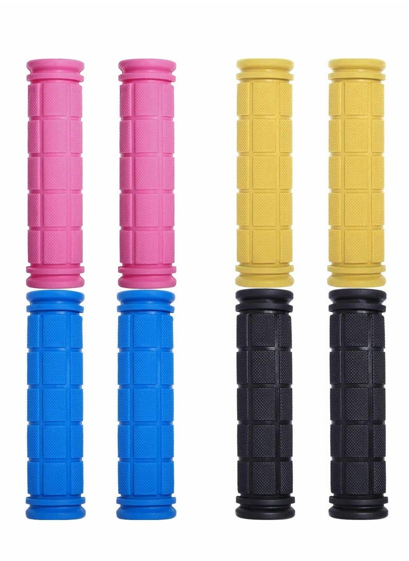 KASTWAVE Bicycle Handlebar Bike Non-Slip Rubber Mushroom Grips for BMX MTB Road Mountain Kids Boys Girls 4 Pairs  - Image 1
