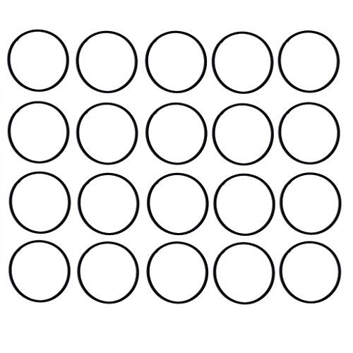 HURI HURI 20 Carburetor Float Bowl Gaskets for Briggs & Stratton Engines Equipped 693981 280492 084132 084133 084232 084332 - Image 1