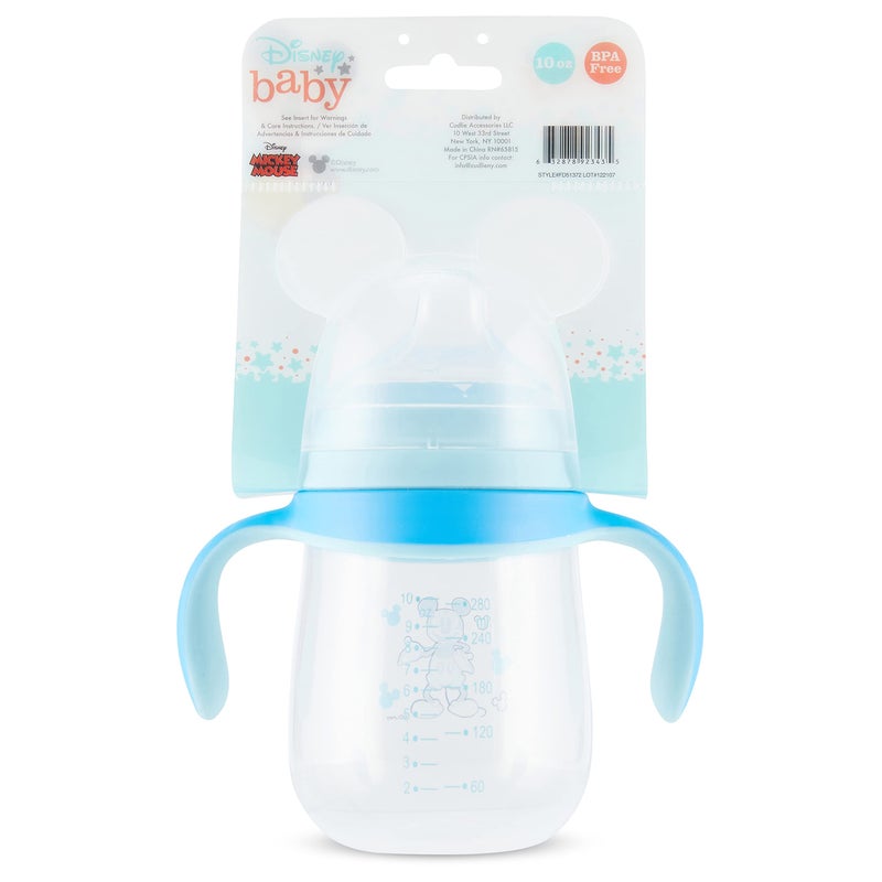 Disney Sippy Cups for Toddlers, Learner Sippy Cups for Kids with Pacifier, BPA-Free Trainer Cup with Handles, Leak-Proof Minnie Mouse and Mickey Mouse Sippy Cups, Perfect Unisex Gift for Children - Image 4
