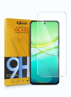 GMAX Premium Series Curved Edges 9H 2.5D Tempered Glass Screen Protector For Vivo Y38 / Vivo Y200t 5G 2024 Clear  - Image 1