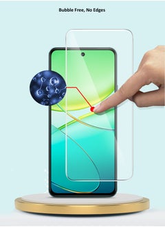 GMAX Premium Series Curved Edges 9H 2.5D Tempered Glass Screen Protector For Vivo Y38 / Vivo Y200t 5G 2024 Clear  - Image 5
