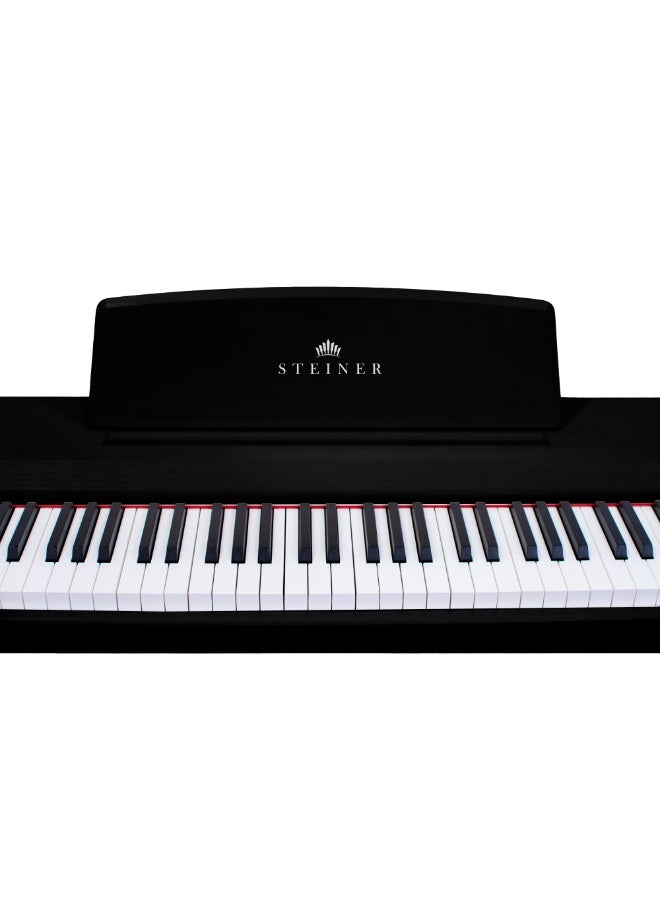 شتاينر بيانو ستاينر الرقمي DP‑450 – أسود (إصدار 2025) – بيانو رقمي 88 مفتاح مع مقعد - Image 4