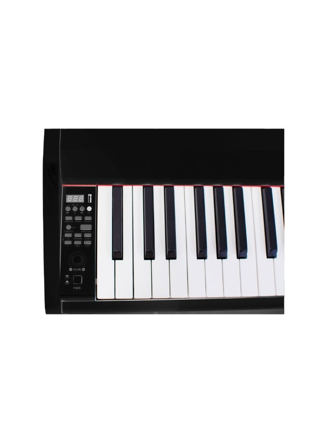 شتاينر بيانو ستاينر الرقمي DP‑450 – أسود (إصدار 2025) – بيانو رقمي 88 مفتاح مع مقعد - Image 3