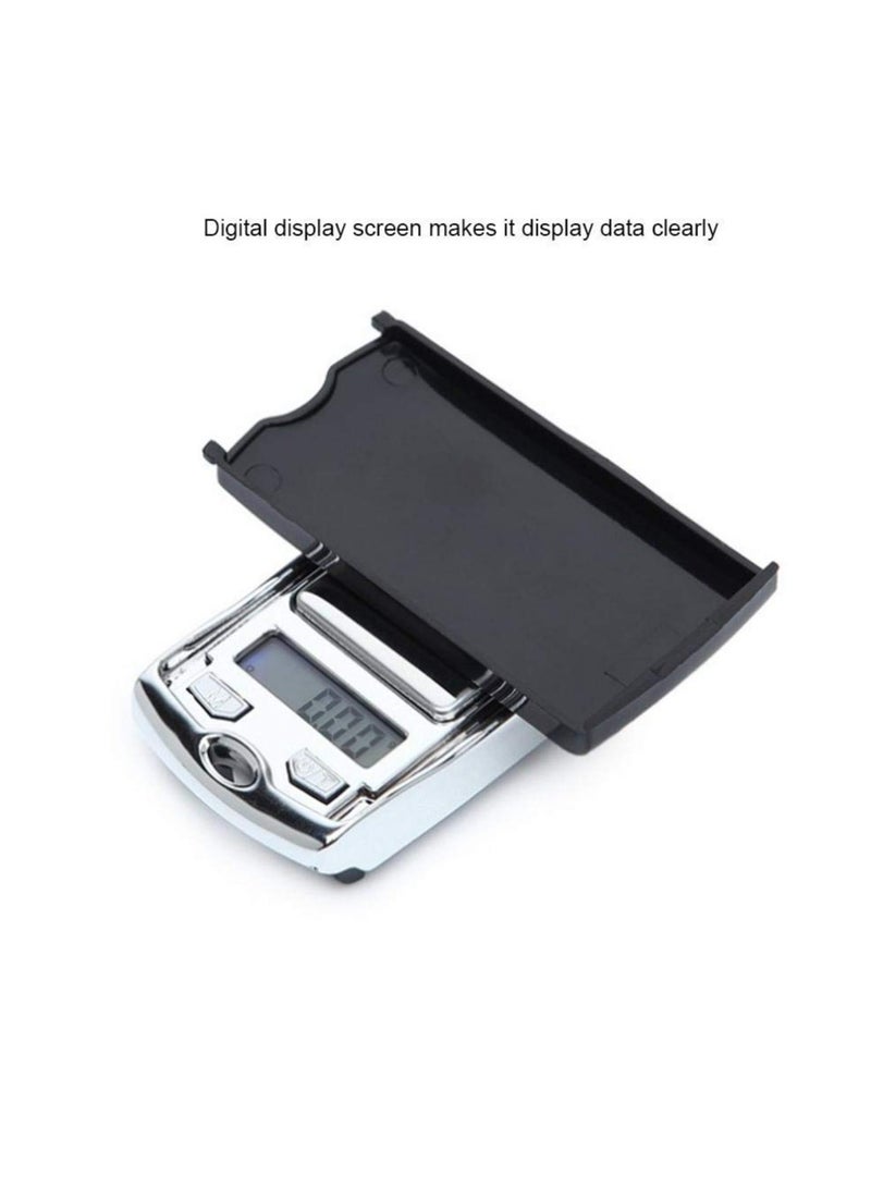 Small electronic jewelry scale, silver color - Image 3