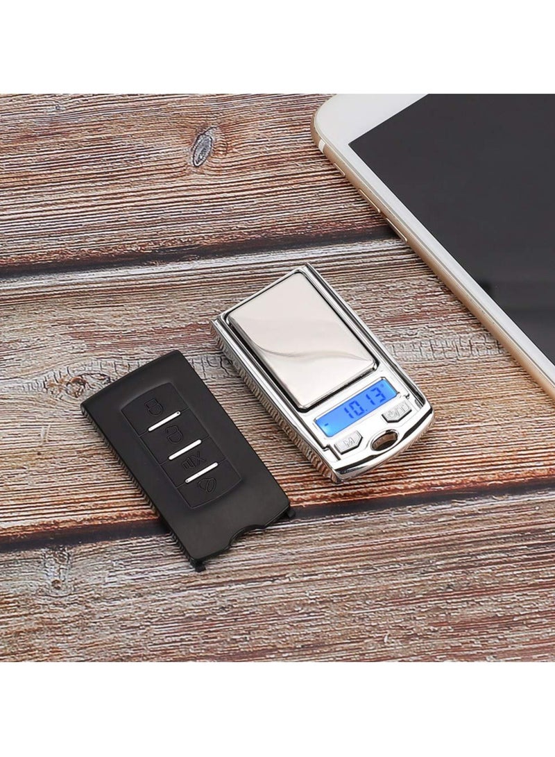 Small electronic jewelry scale, silver color - Image 4