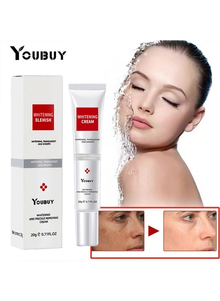 YOUBUY Whitening And Freckle Removing Cream, Dark Spot Corrector Remover Cream Whitening Moisturizing Brighten Complexion Improving Skin Barrier 20G - Image 1