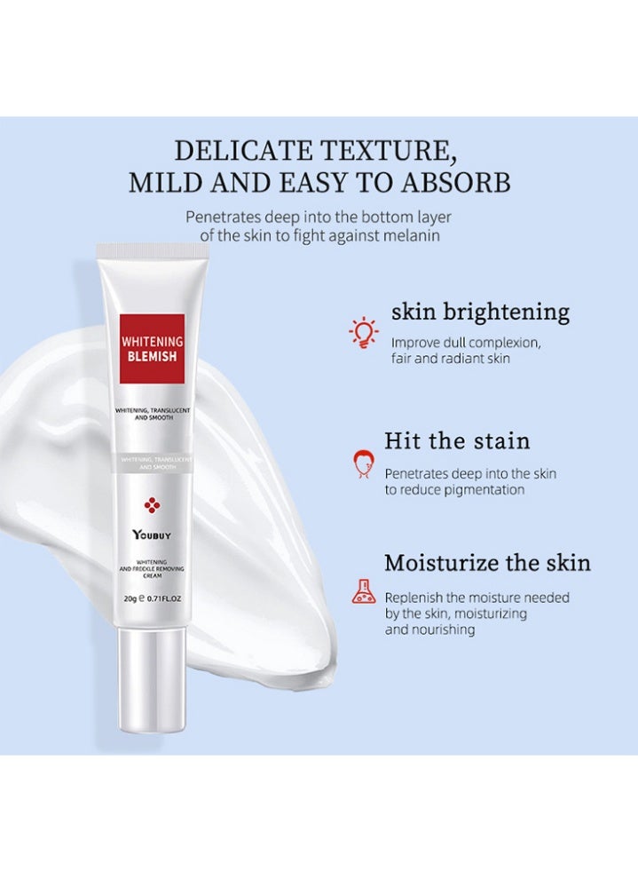 YOUBUY Whitening And Freckle Removing Cream, Dark Spot Corrector Remover Cream Whitening Moisturizing Brighten Complexion Improving Skin Barrier 20G - Image 5