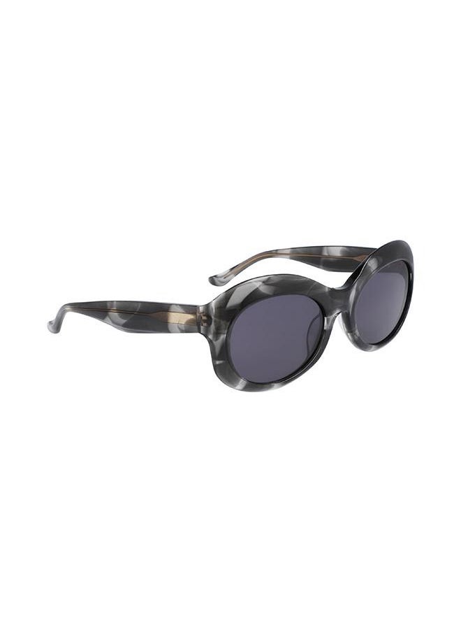Donna Karan - نظارة شمسية Zyl Oval ذات الإطار الكامل للنساء 43947 5620 - Image 1