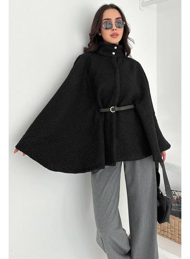 Noa Noa Women's Belted Poncho Coat – Powerful & Sophisticated Style