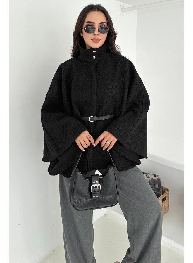 Noa Noa Women's Belted Poncho Coat – Powerful & Sophisticated Style