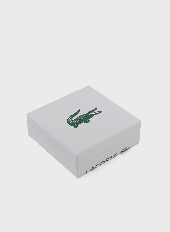 LACOSTE Arthor Collection Chain Bracelet For Men In Yellow Gold With A Crocodile-Shaped Charm - 2040227 - Image 5