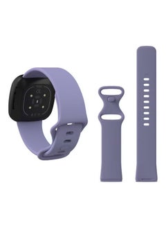 PROMASS Silicon Replacement Band For Fitbit Versa 3/Sense Lilac  - Image 2