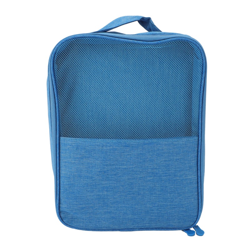 Travel Shoe Bag: 3-Layer 30x22x14cm Breathable Mesh Portable Shoe Storage Organizer - With Carry Handle & Double Zippers for Travel Gym Home Organization - Image 1
