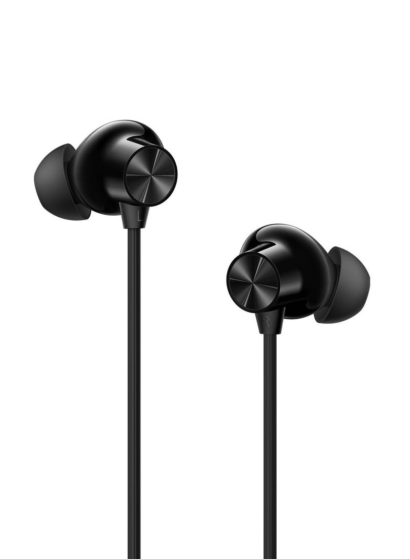 OnePlus Bullets Z2 ANC Neckband with 45dB Hybrid Noise Cancellation IP55 Water Resistant, Upto 28 Hours Playback, Boomin Black - Image 3