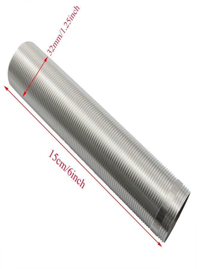PZRT Faucet Mount Extension Shank 6" x 1.25" Bathroom Installation Faucet Accessories Lengthen Fixed High Foot Stainless Steel Basin Faucet Fittings Tap - Image 2