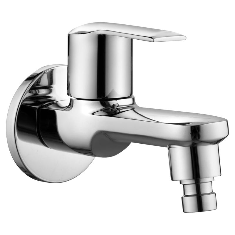ALTON XNO5020-WM, Brass Washing Machine Bib Cock with Wall Flange | Washing Machine Tap | (Chrome) - Image 1
