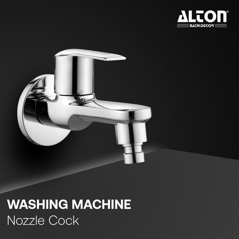 ALTON XNO5020-WM, Brass Washing Machine Bib Cock with Wall Flange | Washing Machine Tap | (Chrome) - Image 3