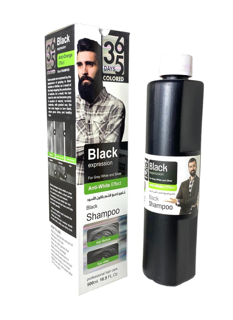 365 - Hair coloring shampoo 365 black, free of ammonia - Image 1