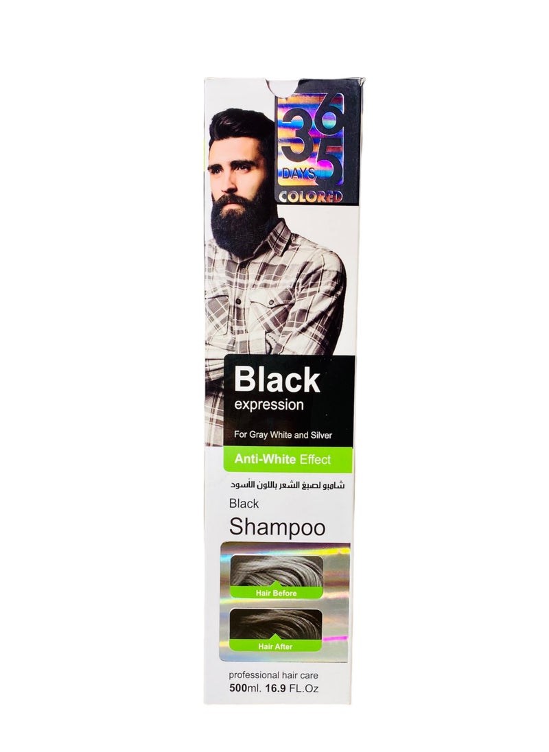 365 - Hair coloring shampoo 365 black, free of ammonia - Image 1