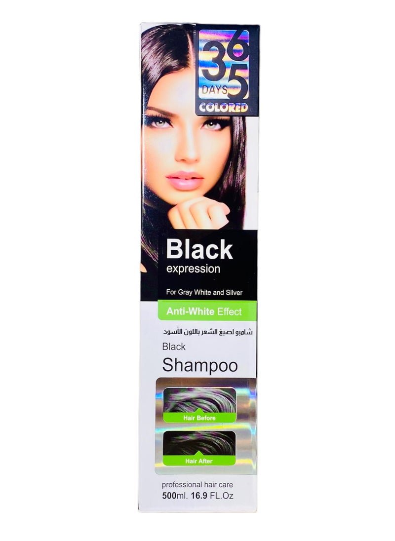 365 - Hair coloring shampoo 365 black, free of ammonia - Image 1