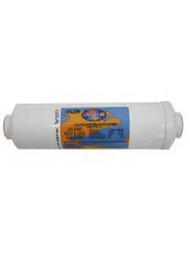 Omnipure (K5655-BB-NRW37) 12"x2.5" Inline K-Series ALL NRW37 Mixed Bed DI 1/4" FPT