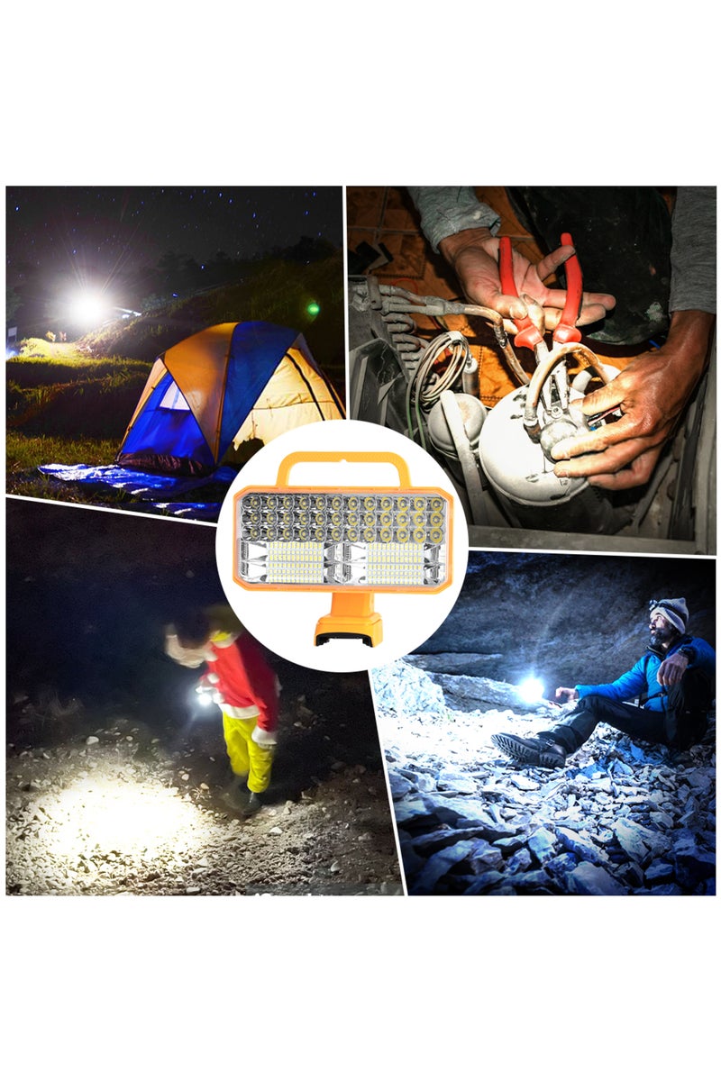 erorex Other Yellow 4200LM LED Work Light for Dewalt 20V Max, 40W, USB & Type-C Port, for Emergencies, Camp - Image 5